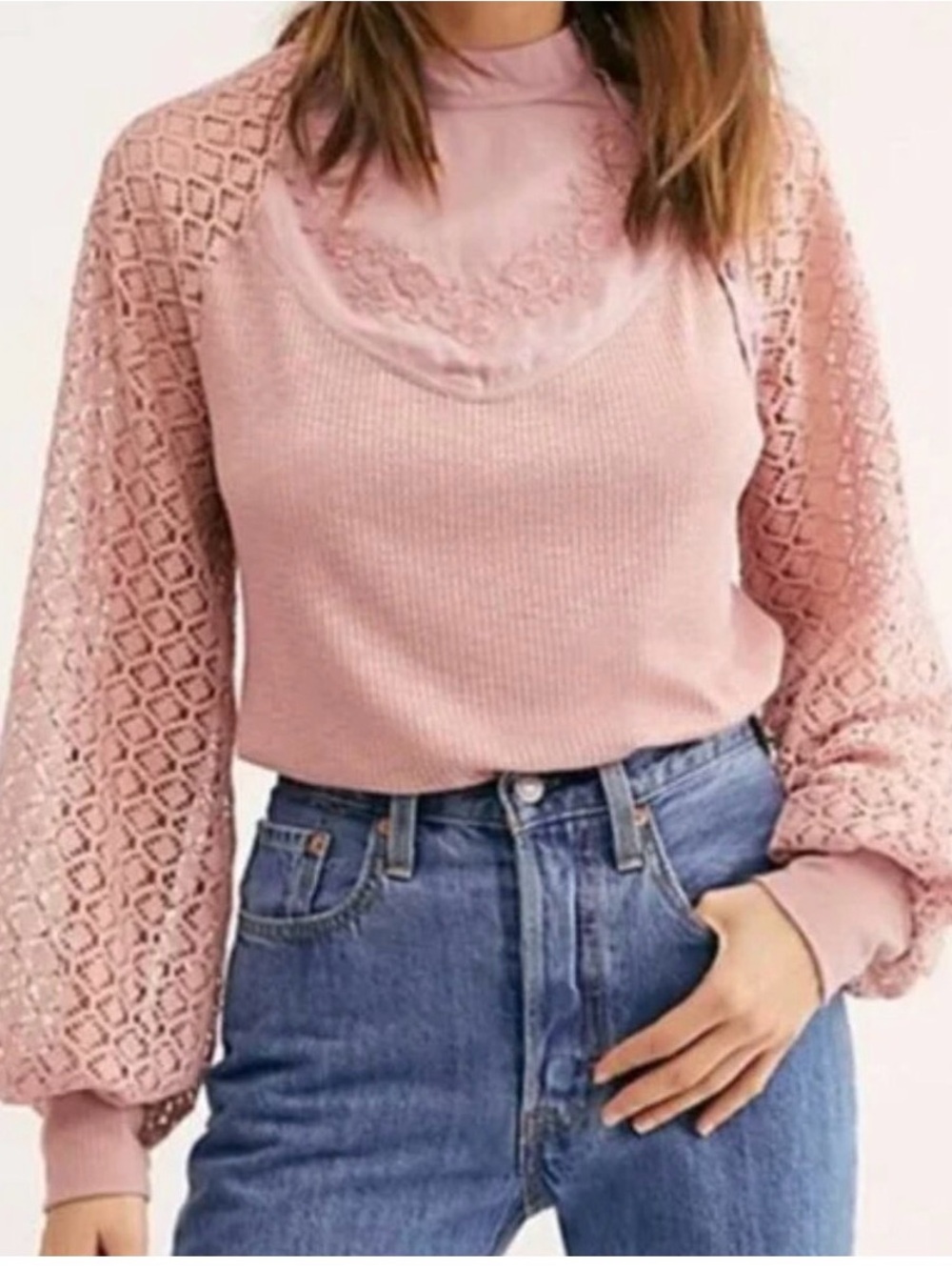 Free People Sweetest Thing Thermal Top